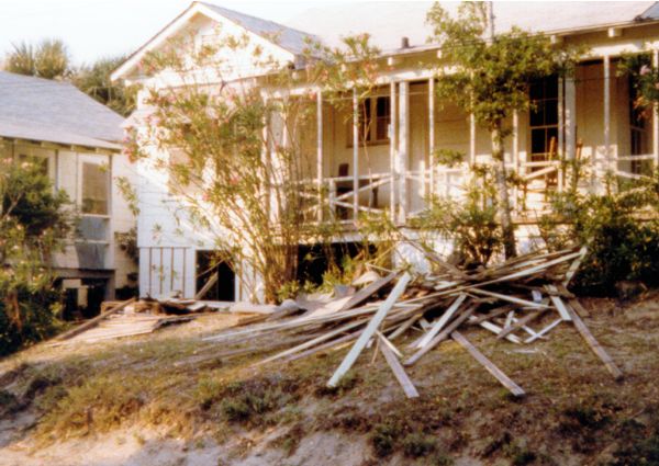 Renovation of Folly Beach house - 1978