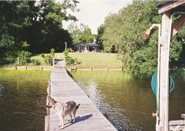 Dock and Seawall on Johns Island 1995