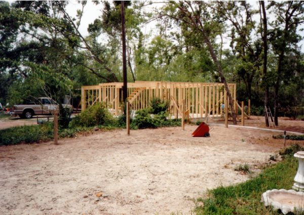 Garage framing - 1990