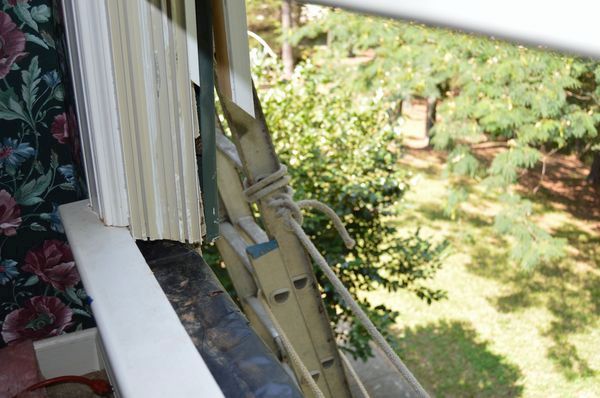 Window sill repair.