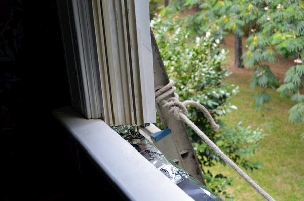 Window sill repair.